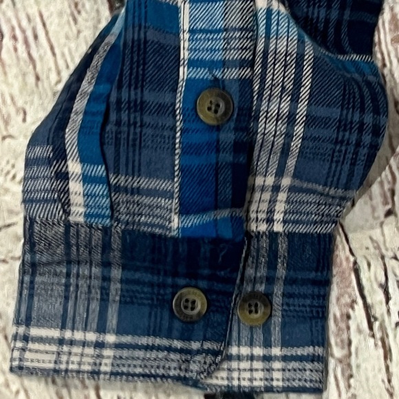 Smiths Workwear Plaid Flannel New Rancher Cowboy Construction Shirt Mens - Picture 3 of 8